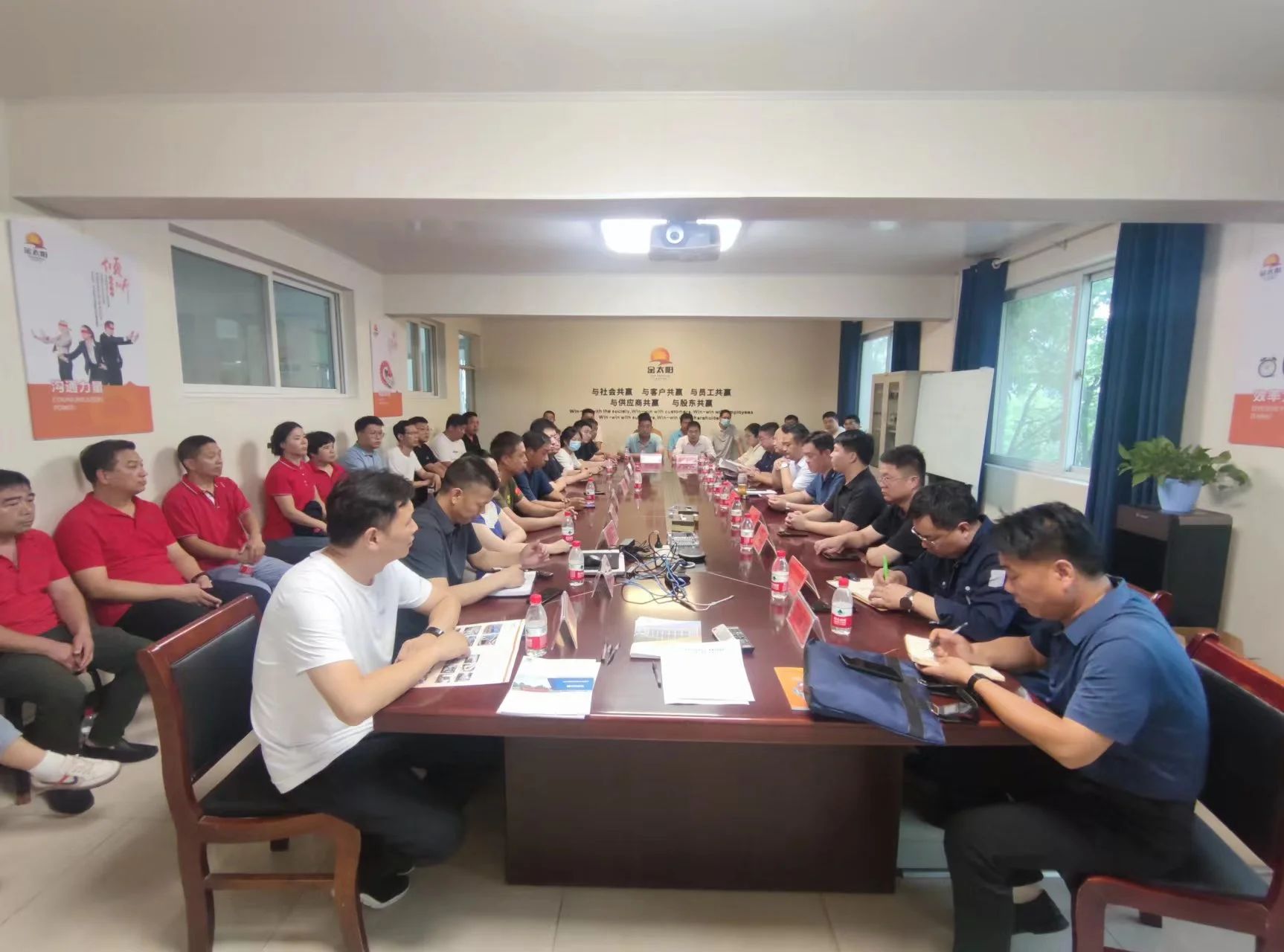 延津縣2023年工貿(mào)企業(yè)防汛應(yīng)急演練在我司舉行！